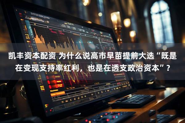 凯丰资本配资 为什么说高市早苗提前大选“既是在变现支持率红利，也是在透支政治资本”？